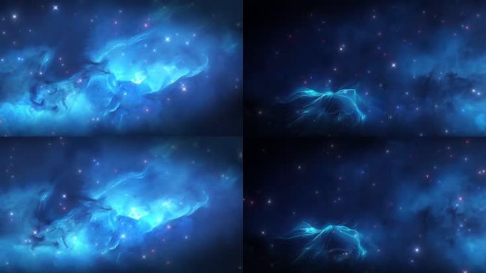 蓝色梦幻星云