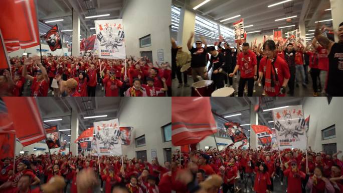 中超联赛成都蓉城主场助威