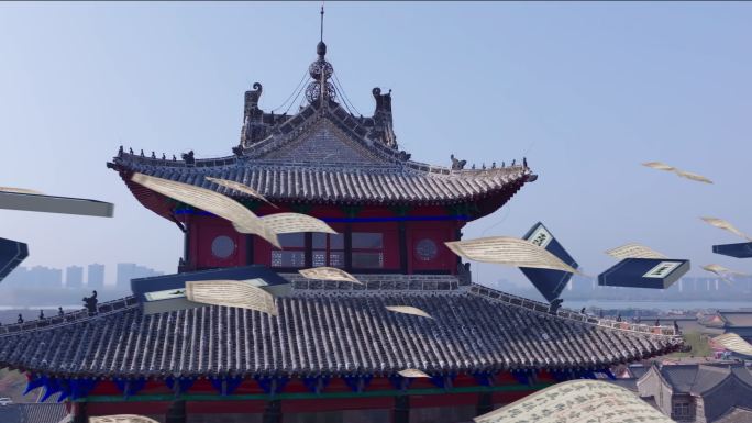 书本纸张飞过