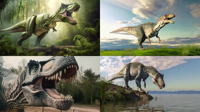 远古时代 恐龙 霸王龙 大自然 侏罗纪