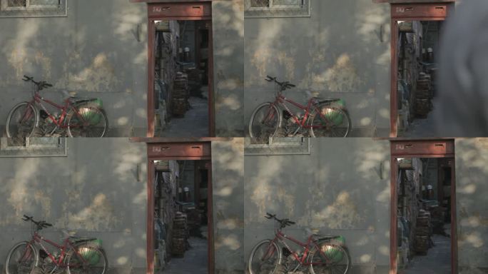 老北京胡同口的历史气息