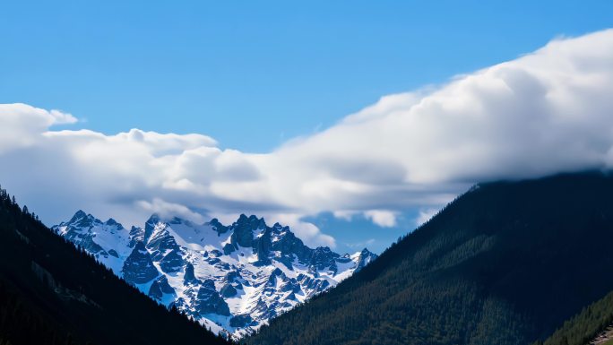 震撼山峰延时