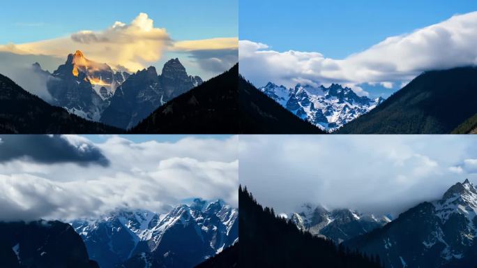 震撼山峰延时