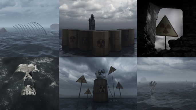 核污染核辐射地球灾难生物变异文明消失战争