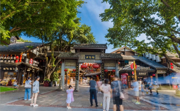 重庆磁器口古镇延时合集