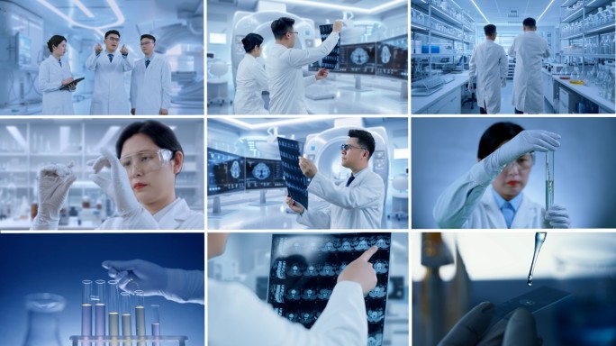 智慧医疗 核磁共振 科研实验 生物工程