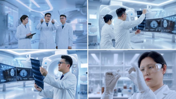 智慧医疗 核磁共振 科研实验 生物工程