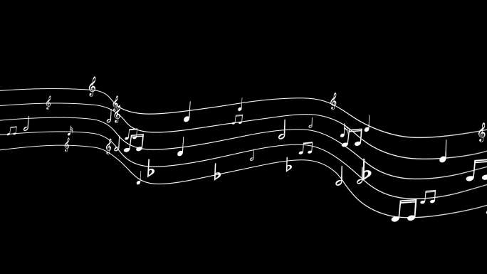 五线谱音符动画