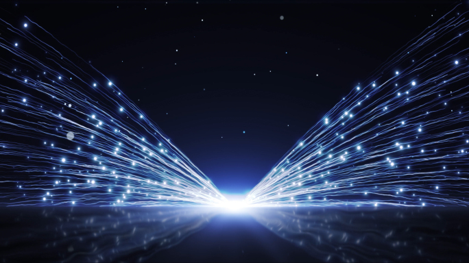 两款唯美粒子线条扩散舞台背景