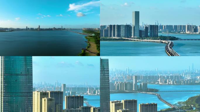 [4K原创]苏州湾风光-吴江太湖新城航拍