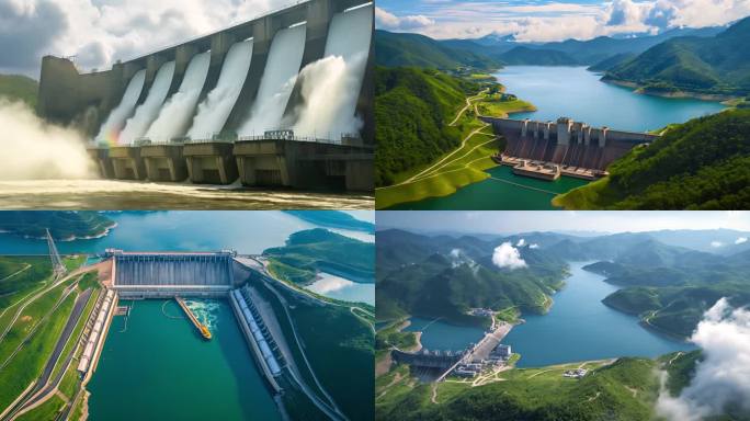 湖南郴州大坝 东江美景 大美湖南