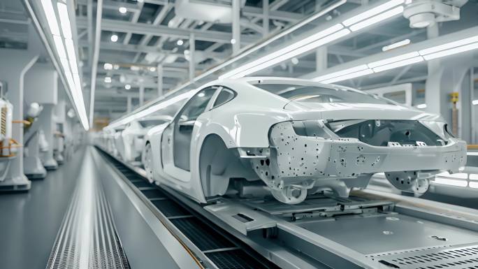ai车间汽车制造工业设计新能源汽车生产线