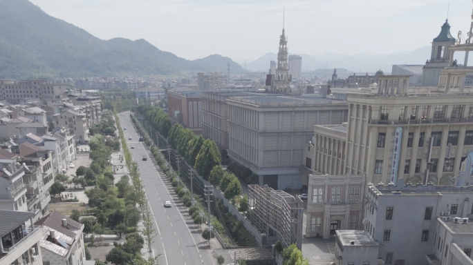 航拍4k竖屏短剧豪车车队