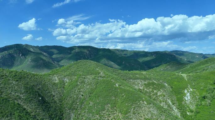 大气航拍河北太行山脉旅游宣传片素材