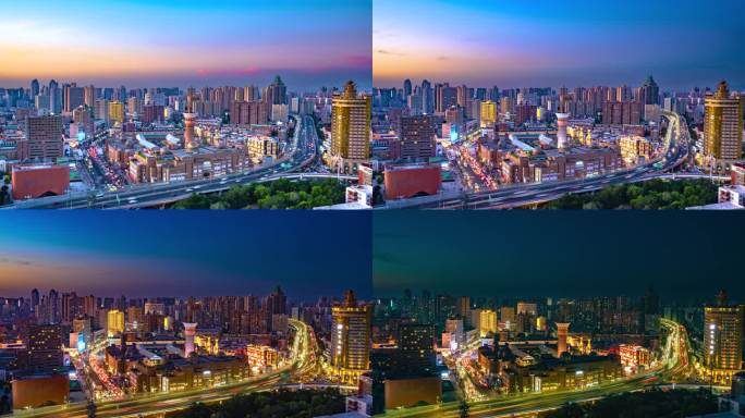 新疆国际大巴扎日转夜延时