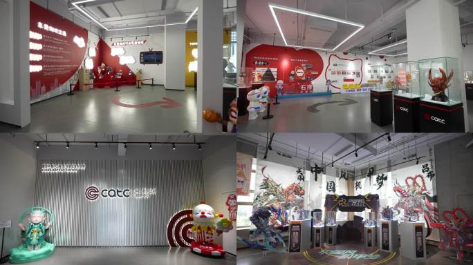 中国潮玩之都、潮玩中心内部展厅