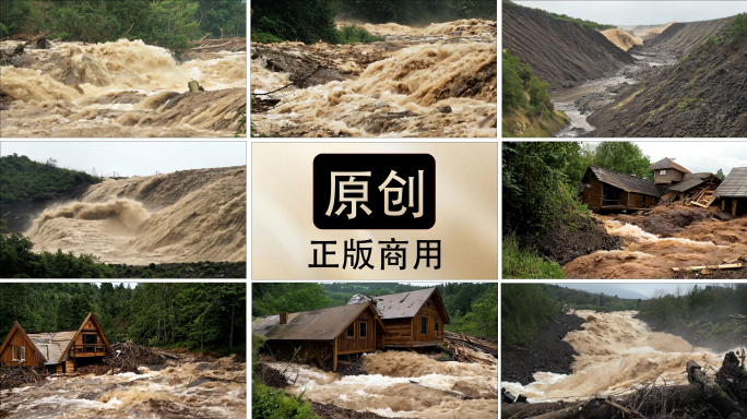 泥石流 洪水 房屋倒塌
