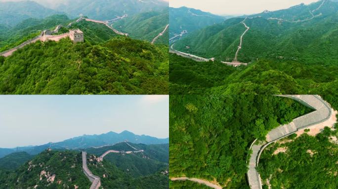 4K 长城 世界文化遗产八达岭云海航拍