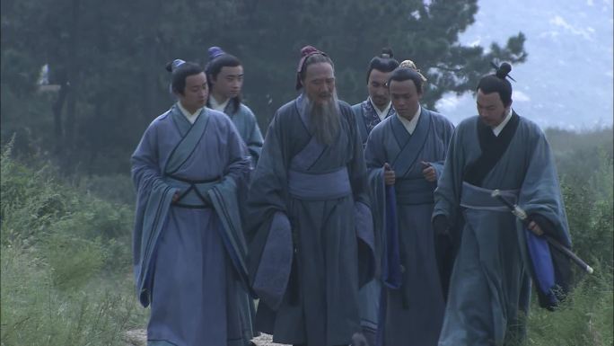 古装人物讲课对话春秋战国儒家文化
