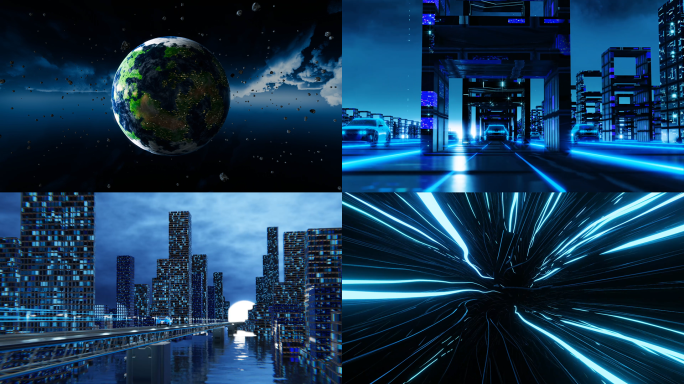 新能源充电站自动驾驶汽车