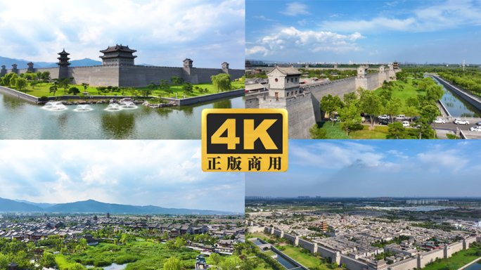 太原古县城航拍4K