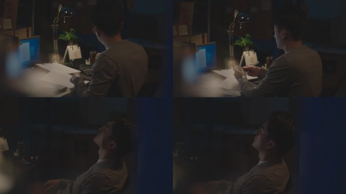 4K加班熬夜通宵工作疲惫工作创业