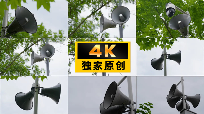 喇叭 广播  村书记发言 通知 通告