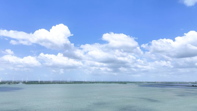 4k 苏州阳澄湖 天空延时 夏季
