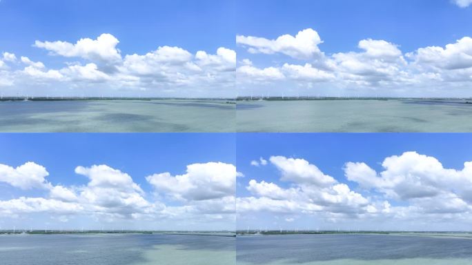 4k 苏州阳澄湖 天空延时 夏季