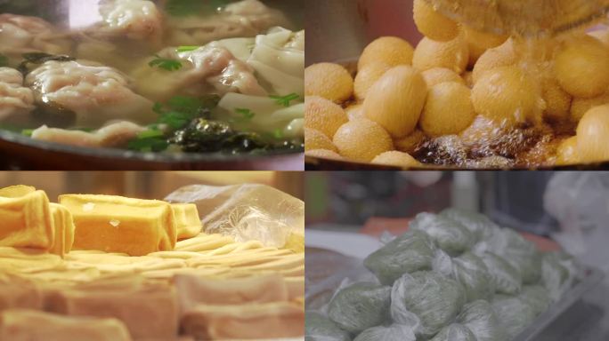 泉州传统美食小吃合集馒头糕 馄炖麻球鸡卷