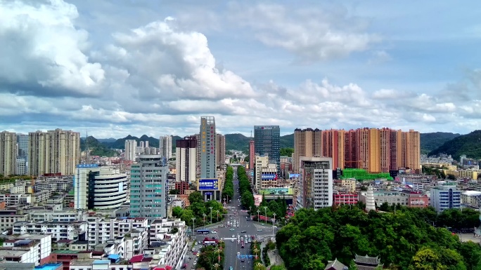 安顺航拍合集 塔山公园 安顺奥体中心
