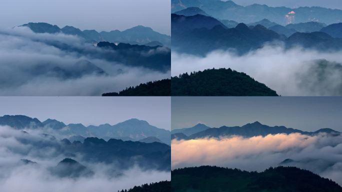 山川山脉云海5K高清视频素材