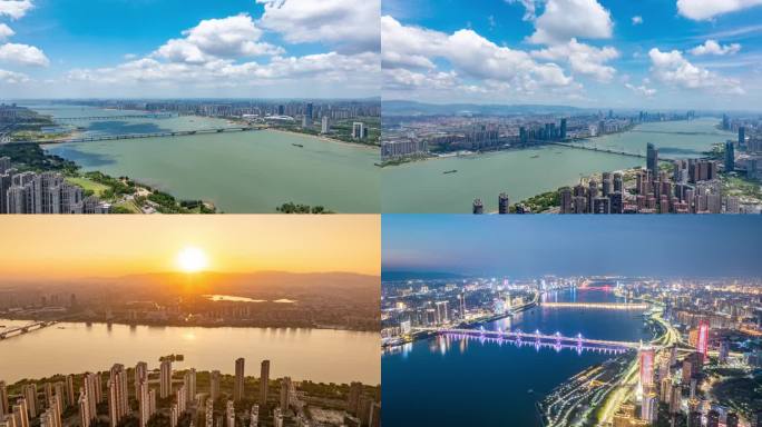 2024大美南昌 朝阳新城航拍延时