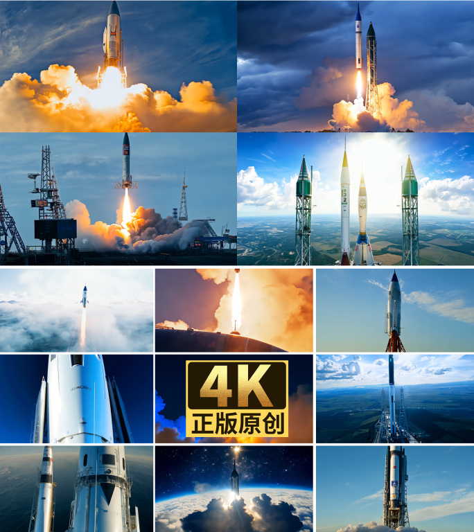 火箭发射 火箭点火 火箭发射基地
