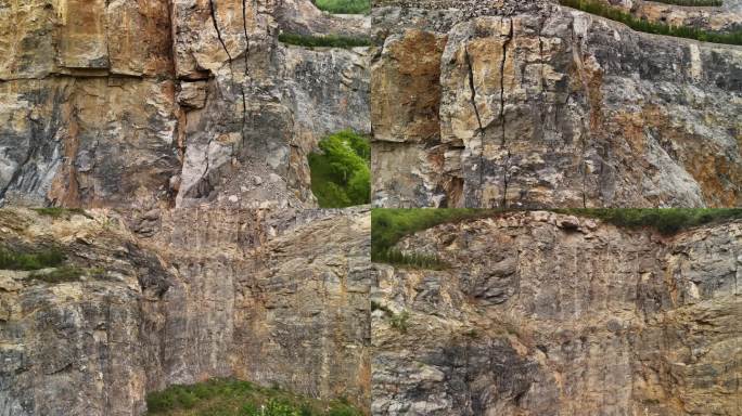 开山采石 满目疮痍