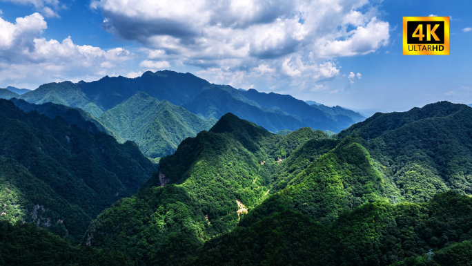 大山山脉航拍延时