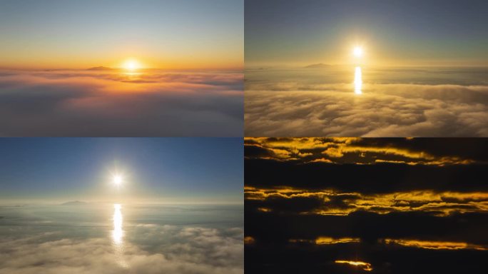 4K云海日出延时合集