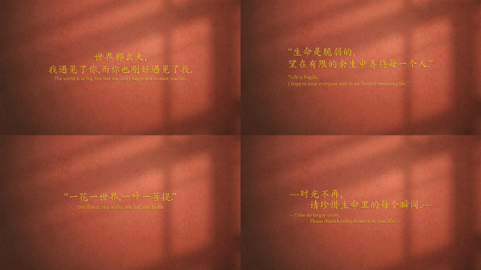 小清新艺术词句激励光影文字