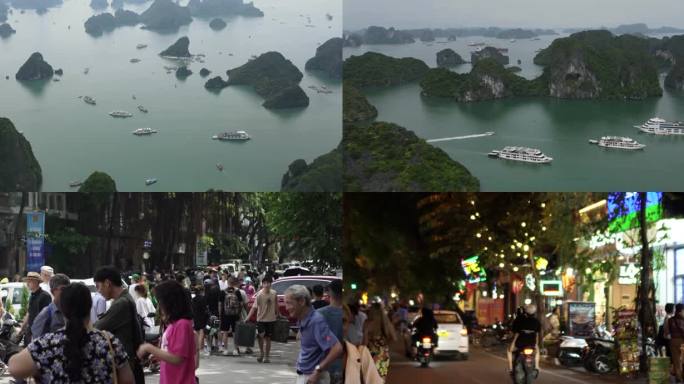 东南亚越南风景航拍人文街拍