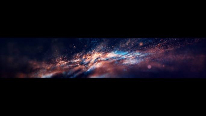 8K粒子飘散大屏背景