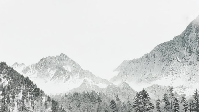 【合集】三维水墨 中式山脉山水 穿梭动画