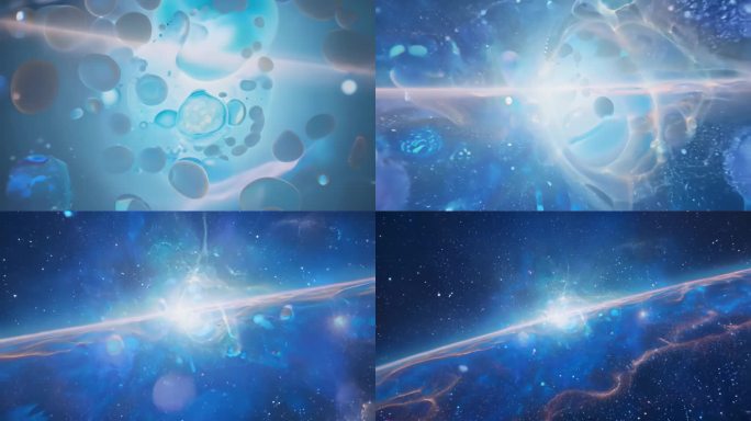 细胞转星空 细胞穿梭 星空转场 宇宙穿梭
