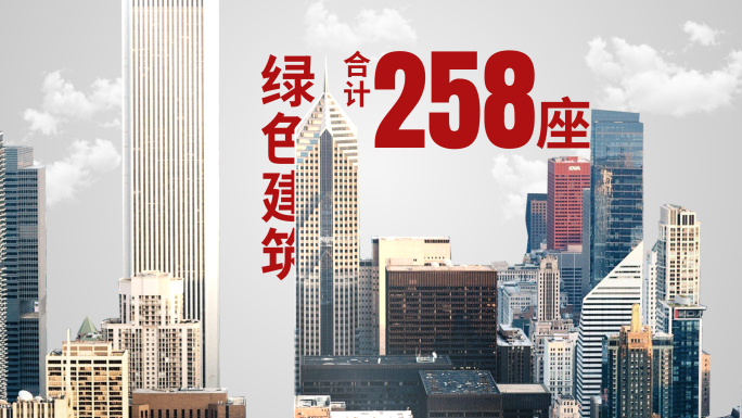 明亮红白年度总计季度汇报创意设计视频