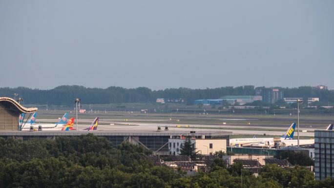 郑州航空港区机场延时合集