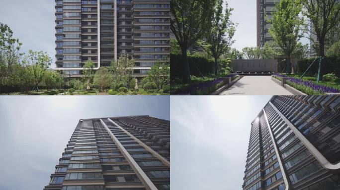 建筑立面 地产 绿化 外立面 建筑 小区