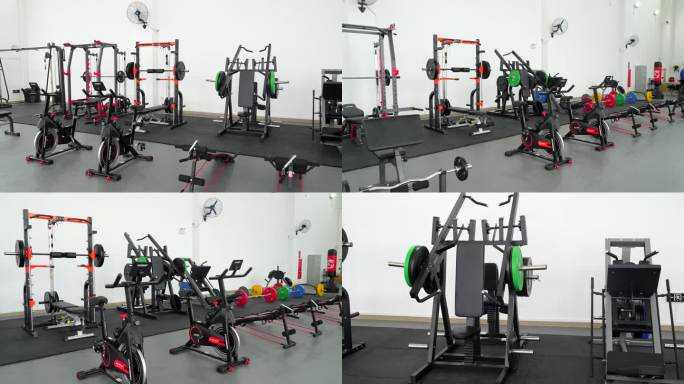 健身设备空镜头