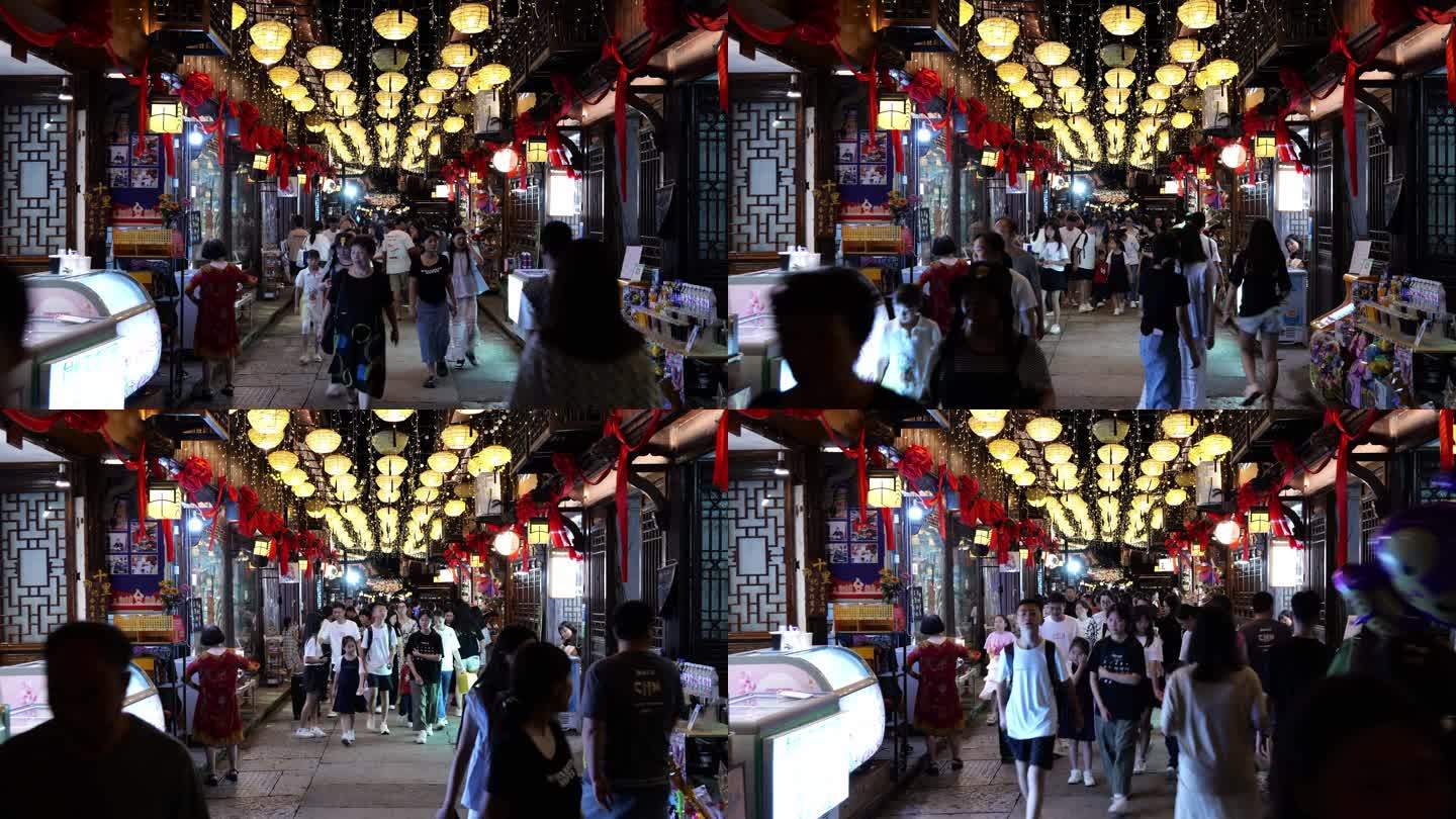 4k实拍台州路桥十里长街风光17