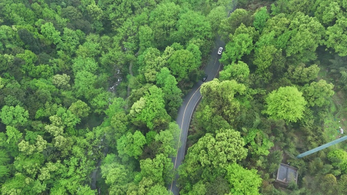 云雾金华山浙江山大山绿水航拍-2