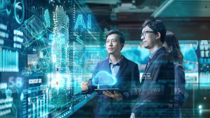 科技智能科研特效视频