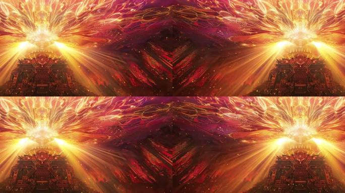 图腾少数名族图案舞台背景大屏